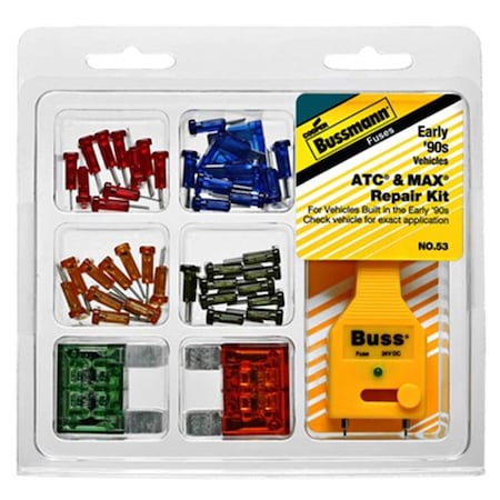 Eaton Bussmann Cooper Bussmann NO.53 ATC Max Fuse Repair Kit; 45 Piece 158559